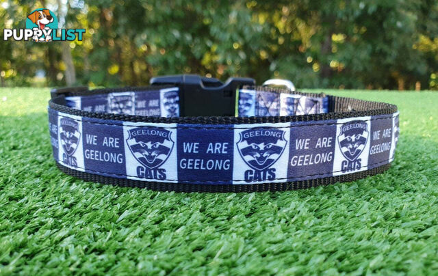 AFL Dog Collars, Footy - Aussie Rules - Moondidley Pets - MDPCOLAFLLSKS