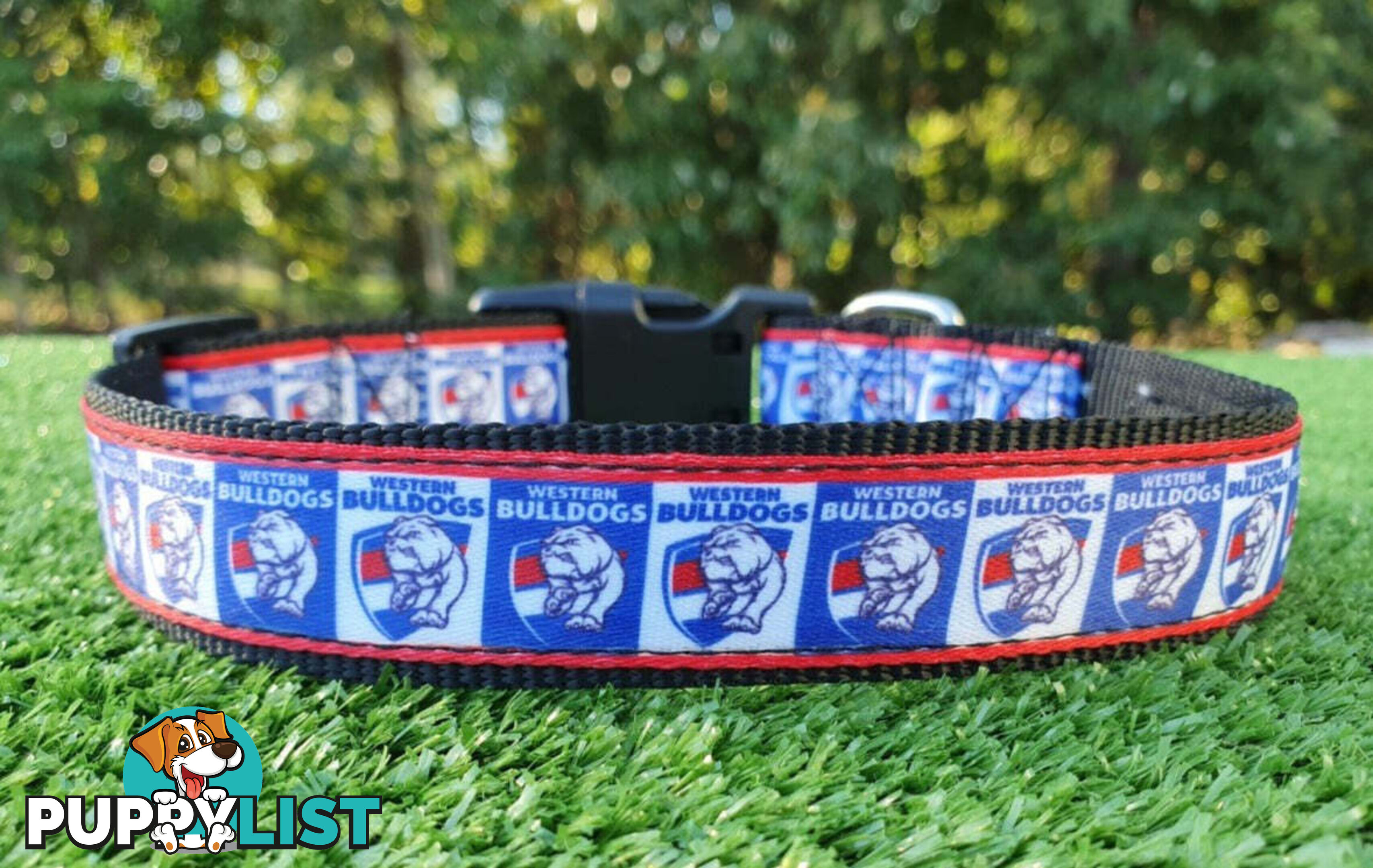 AFL Dog Collars, Footy - Aussie Rules - Moondidley Pets - MDPCOLAFLLSKS