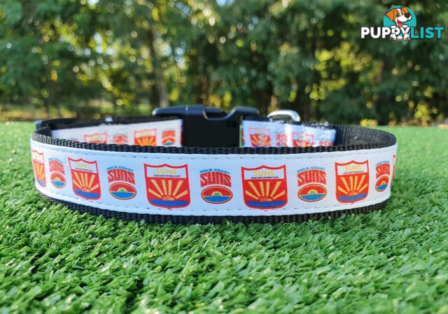 AFL Dog Collars, Footy - Aussie Rules - Moondidley Pets - MDPCOLAFLLSKS