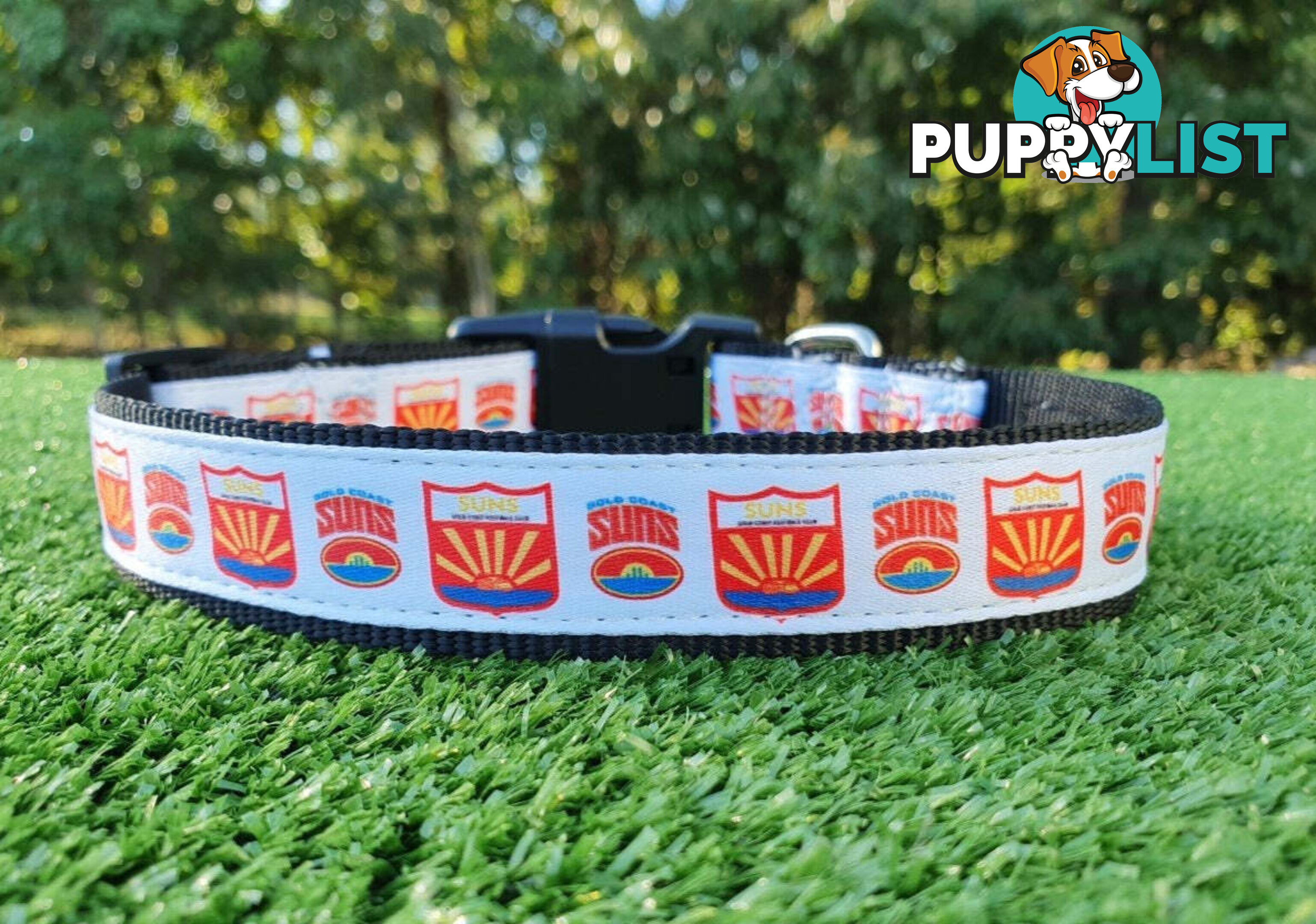 AFL Dog Collars, Footy - Aussie Rules - Moondidley Pets - MDPCOLAFLLSKS