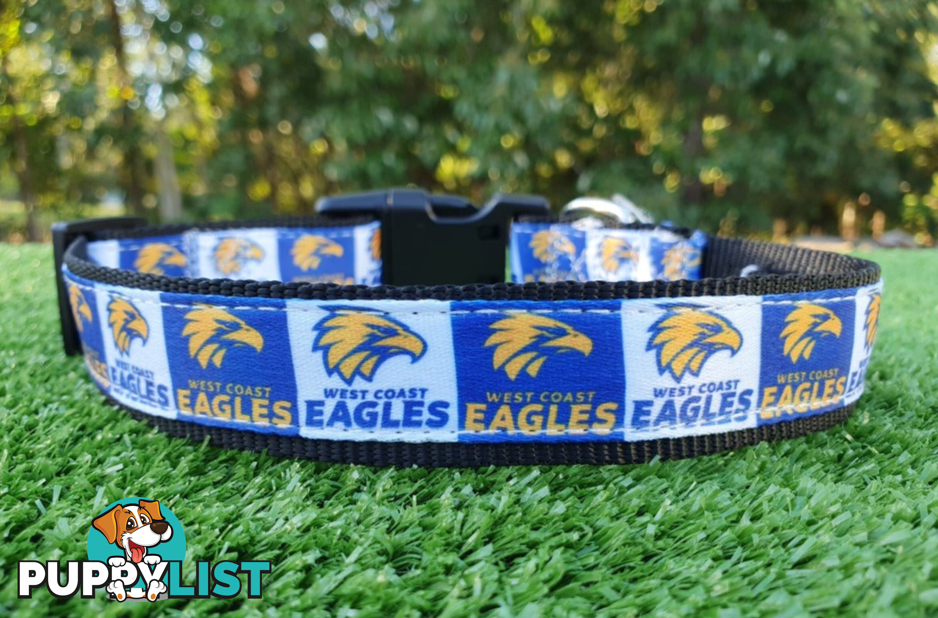 AFL Dog Collars, Footy - Aussie Rules - Moondidley Pets - MDPCOLAFLLSKS
