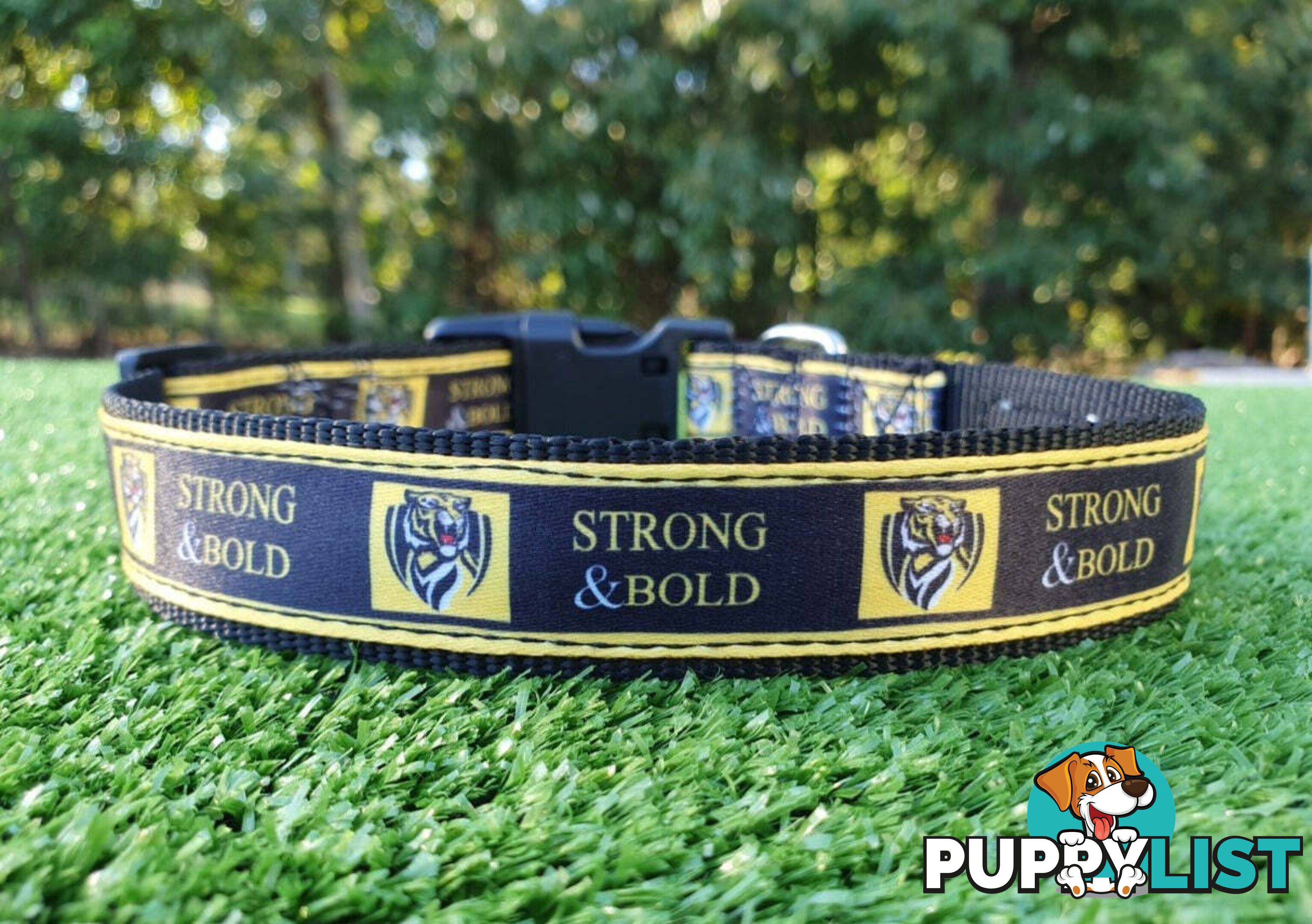 AFL Dog Collars, Footy - Aussie Rules - Moondidley Pets - MDPCOLAFLLSKS