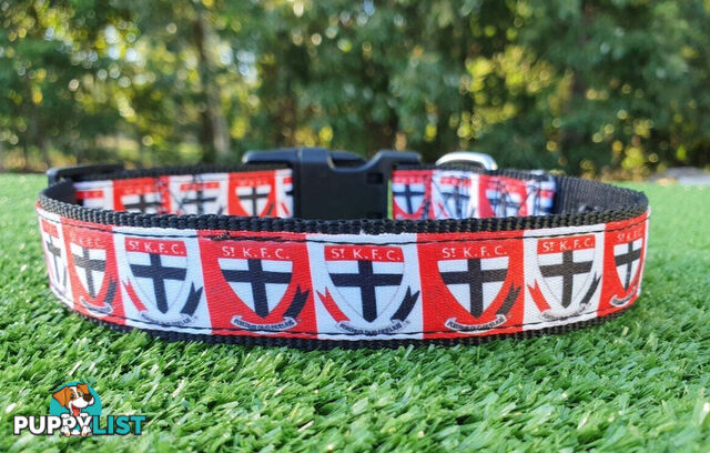 AFL Dog Collars, Footy - Aussie Rules - Moondidley Pets - MDPCOLAFLLSKS