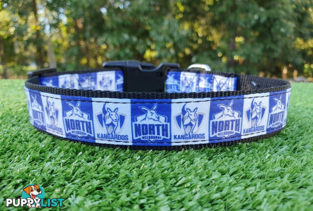 AFL Dog Collars, Footy - Aussie Rules - Moondidley Pets - MDPCOLAFLLSKS