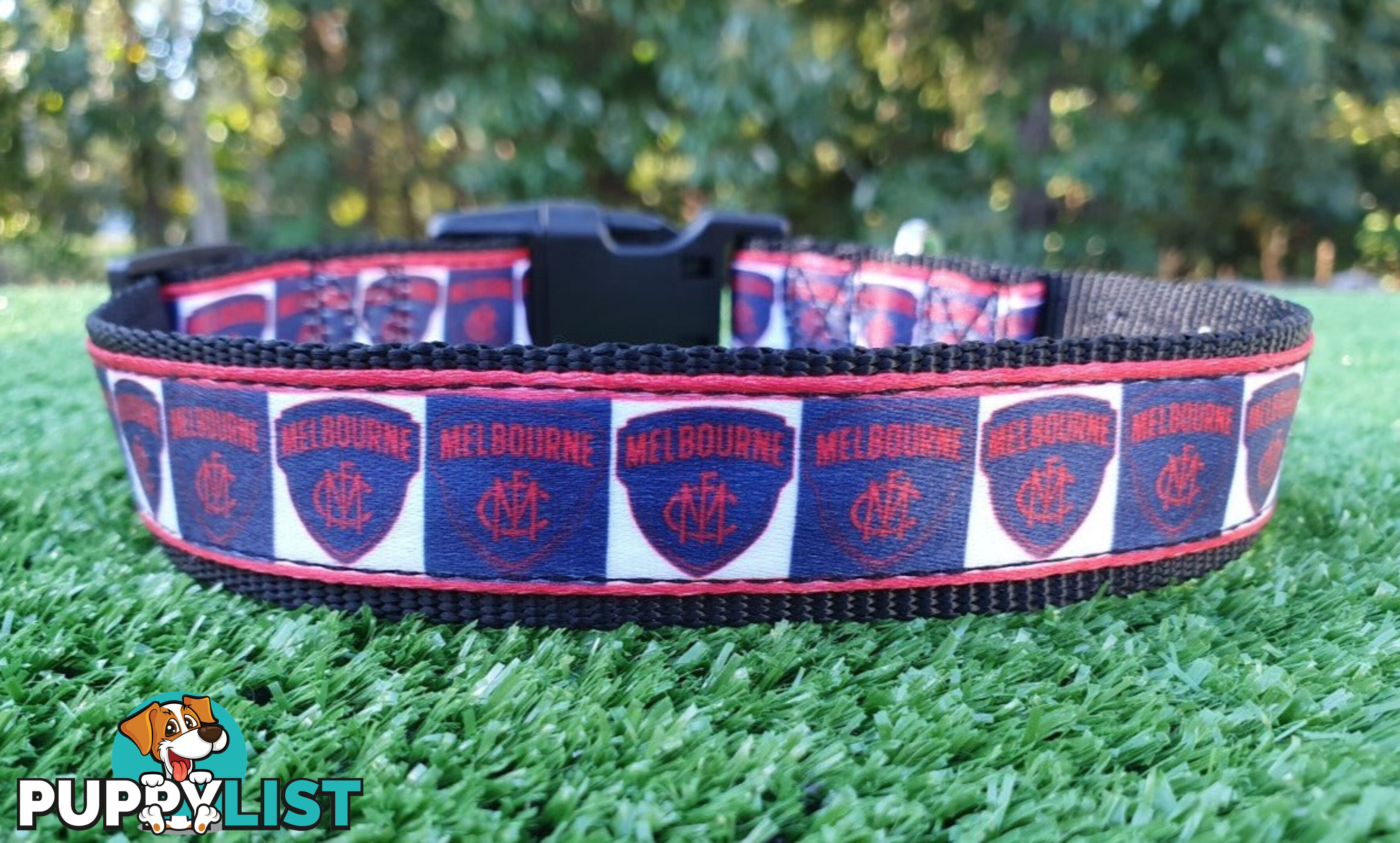 AFL Dog Collars, Footy - Aussie Rules - Moondidley Pets - MDPCOLAFLLSKS