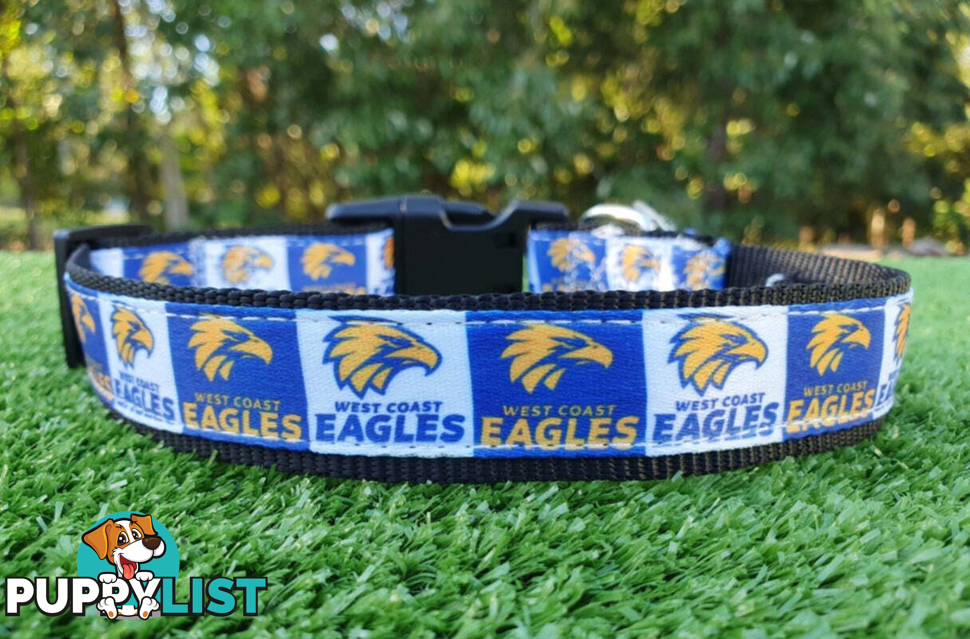 AFL Dog Collars, Footy - Aussie Rules - Moondidley Pets - MDPCOLAFLLSKS