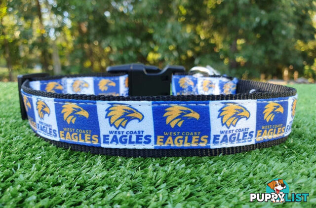 AFL Dog Collars, Footy - Aussie Rules - Moondidley Pets - MDPCOLAFLLSKS