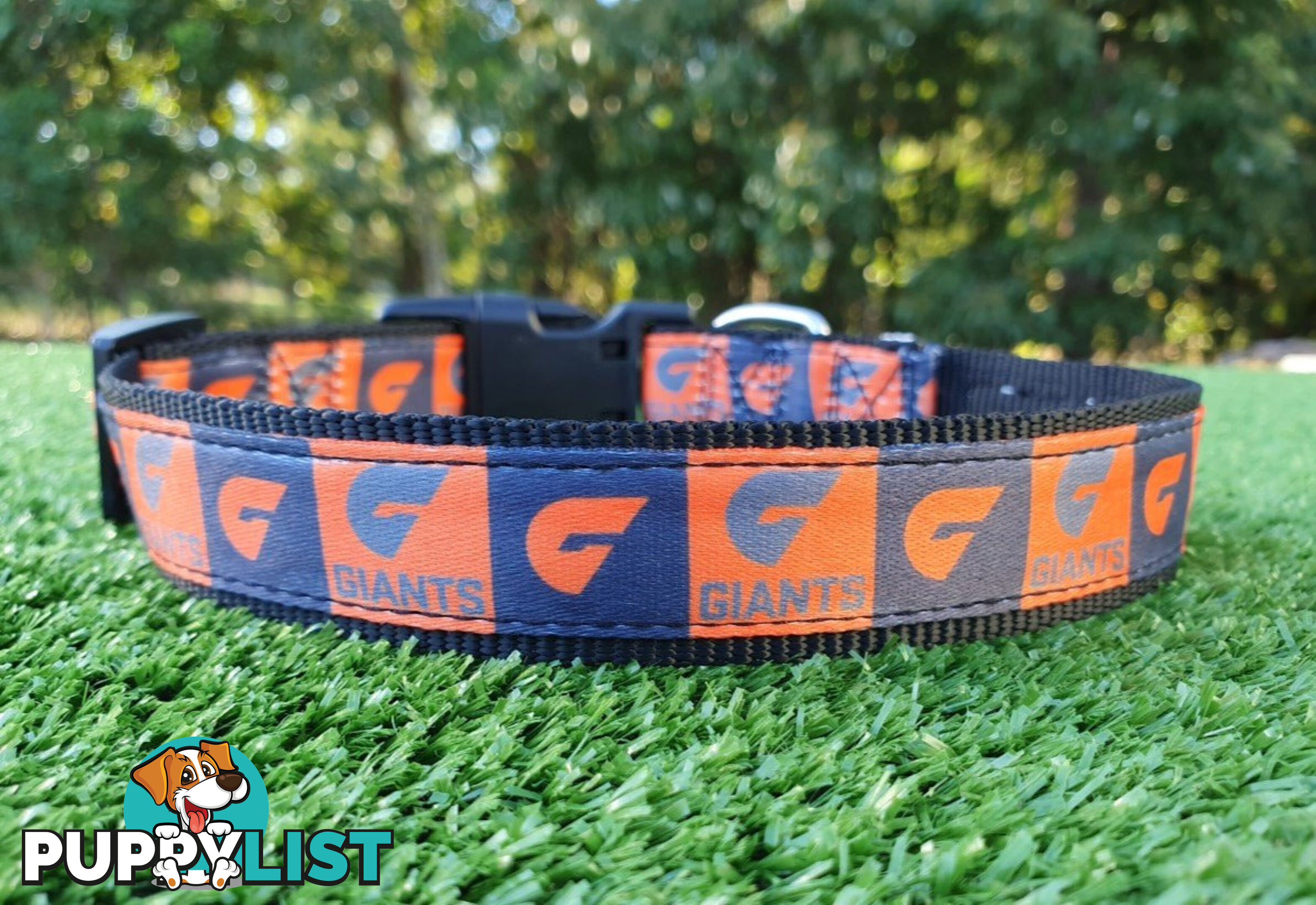 AFL Dog Collars, Footy - Aussie Rules - Moondidley Pets - MDPCOLAFLLSKS