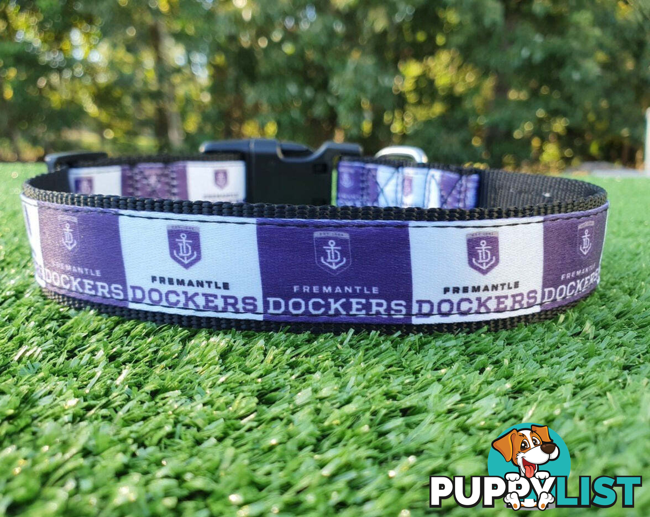 AFL Dog Collars, Footy - Aussie Rules - Moondidley Pets - MDPCOLAFLLSKS