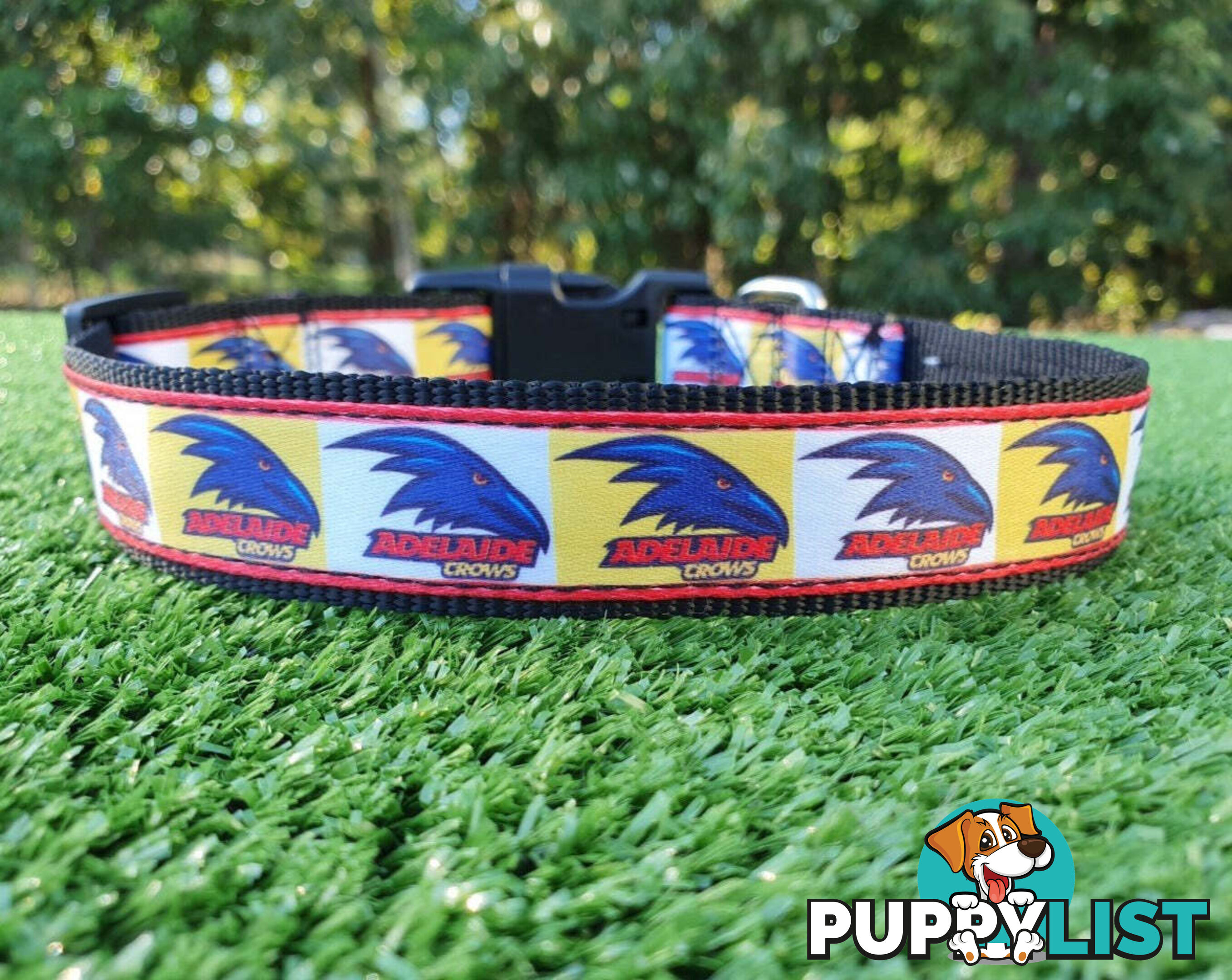 AFL Dog Collars, Footy - Aussie Rules - Moondidley Pets - MDPCOLAFLLSKS