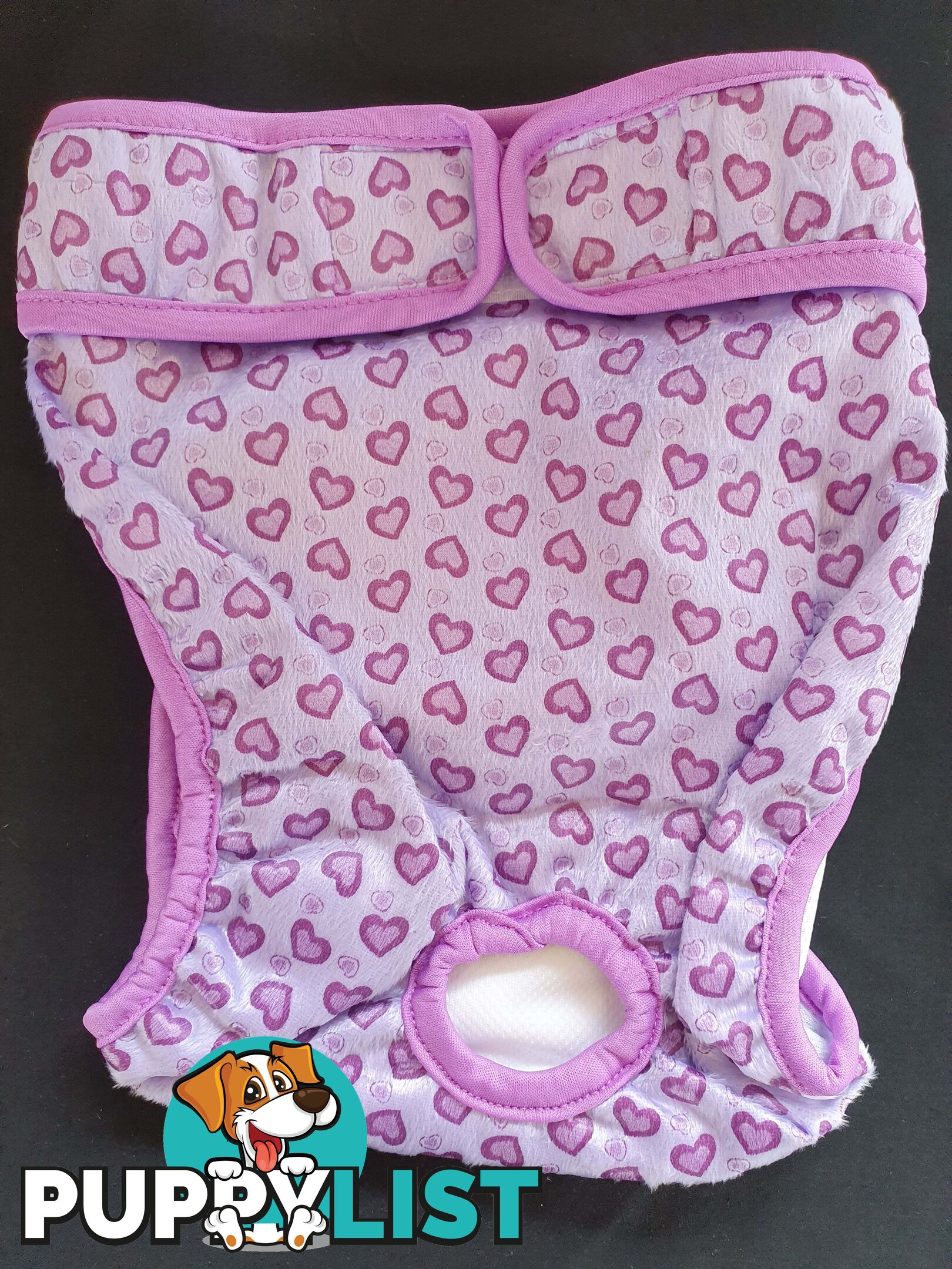 Dog / Cat Female Diaper - Washable adjustable - Lil Cracker - LCDIASBLUSNO