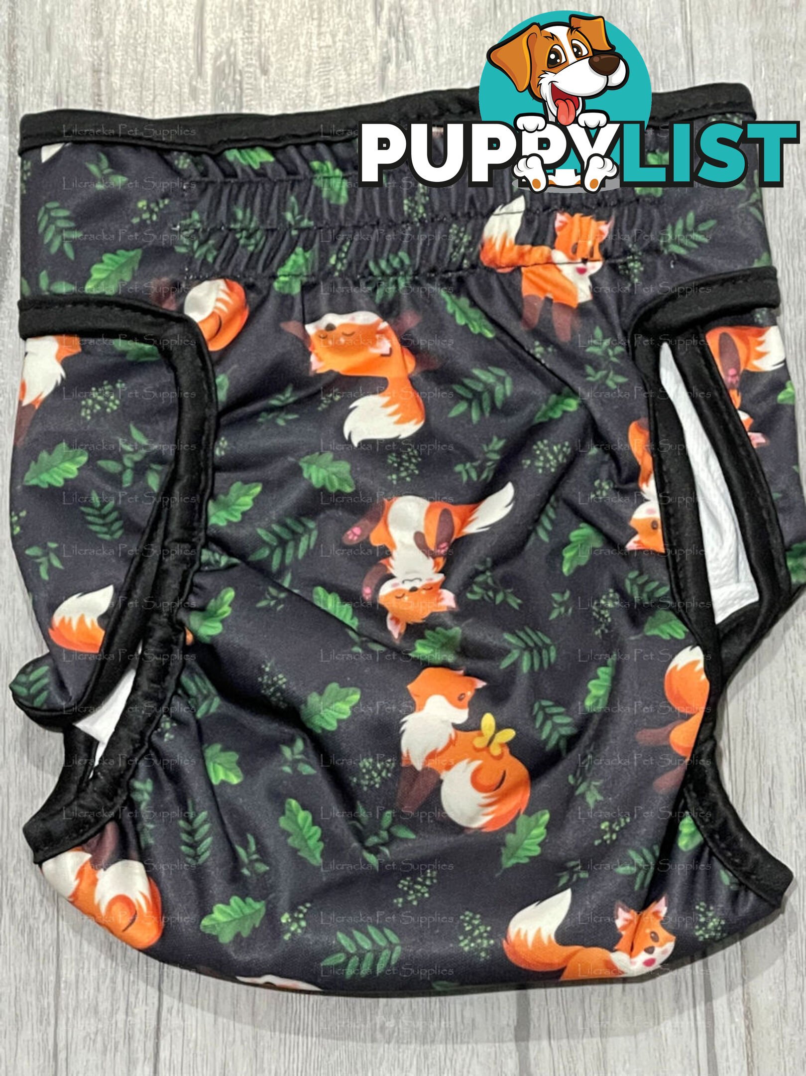 Dog / Cat Female Diaper - Washable adjustable - Lil Cracker - LCDIASBLUSNO