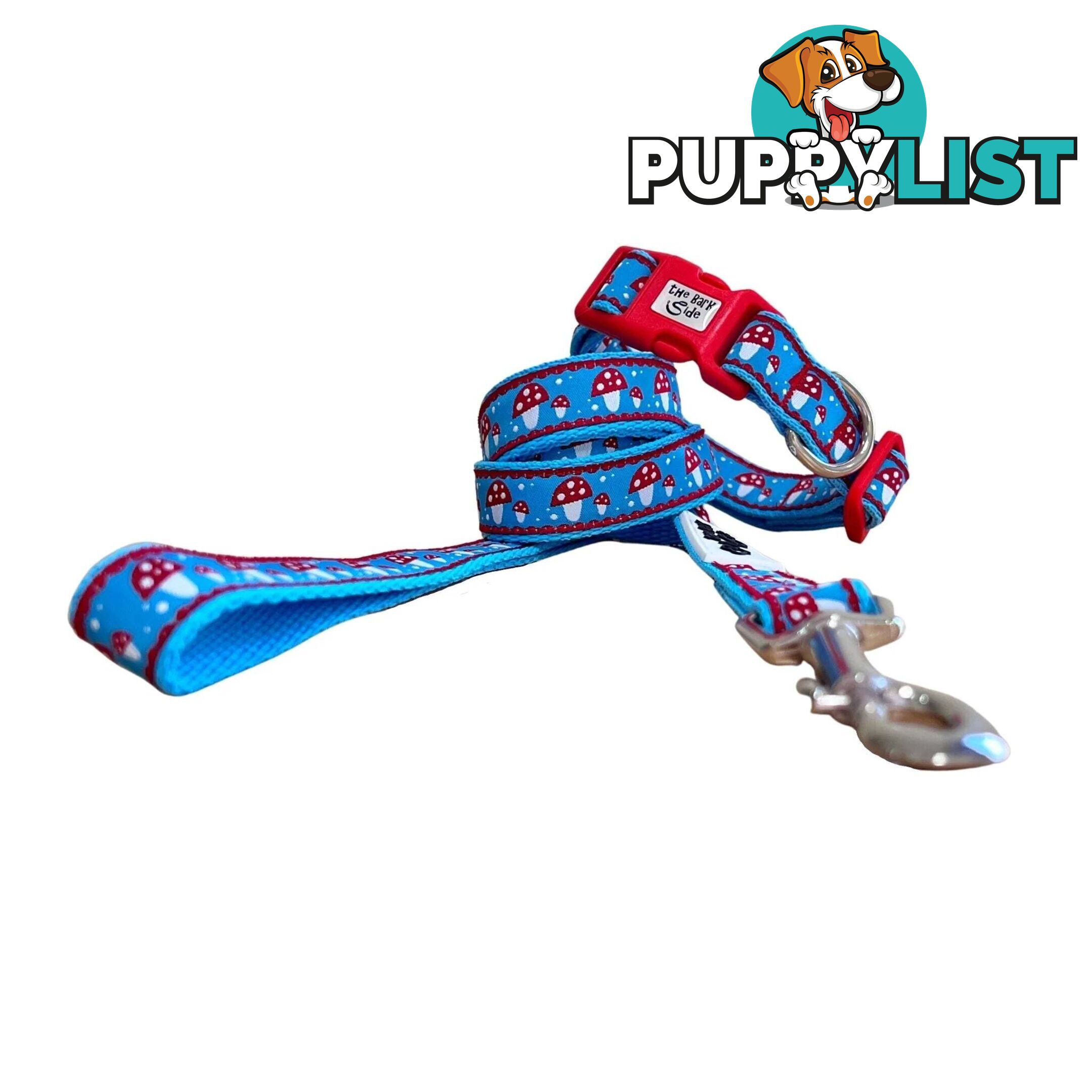Toadstool Dog Lead / Mushrooms / Dog Leash - Hand Made by The Bark Side - TBSLDTOAD201.2