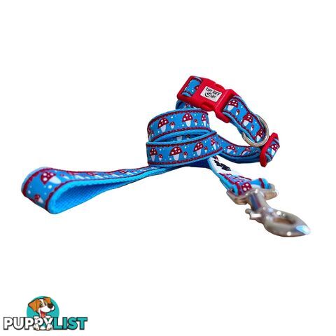 Toadstool Dog Lead / Mushrooms / Dog Leash - Hand Made by The Bark Side - TBSLDTOAD201.2