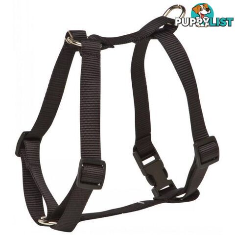 Dog Harness Nylon 3/4" Adjustable Prestige Pets - PPP-20-2070-BK