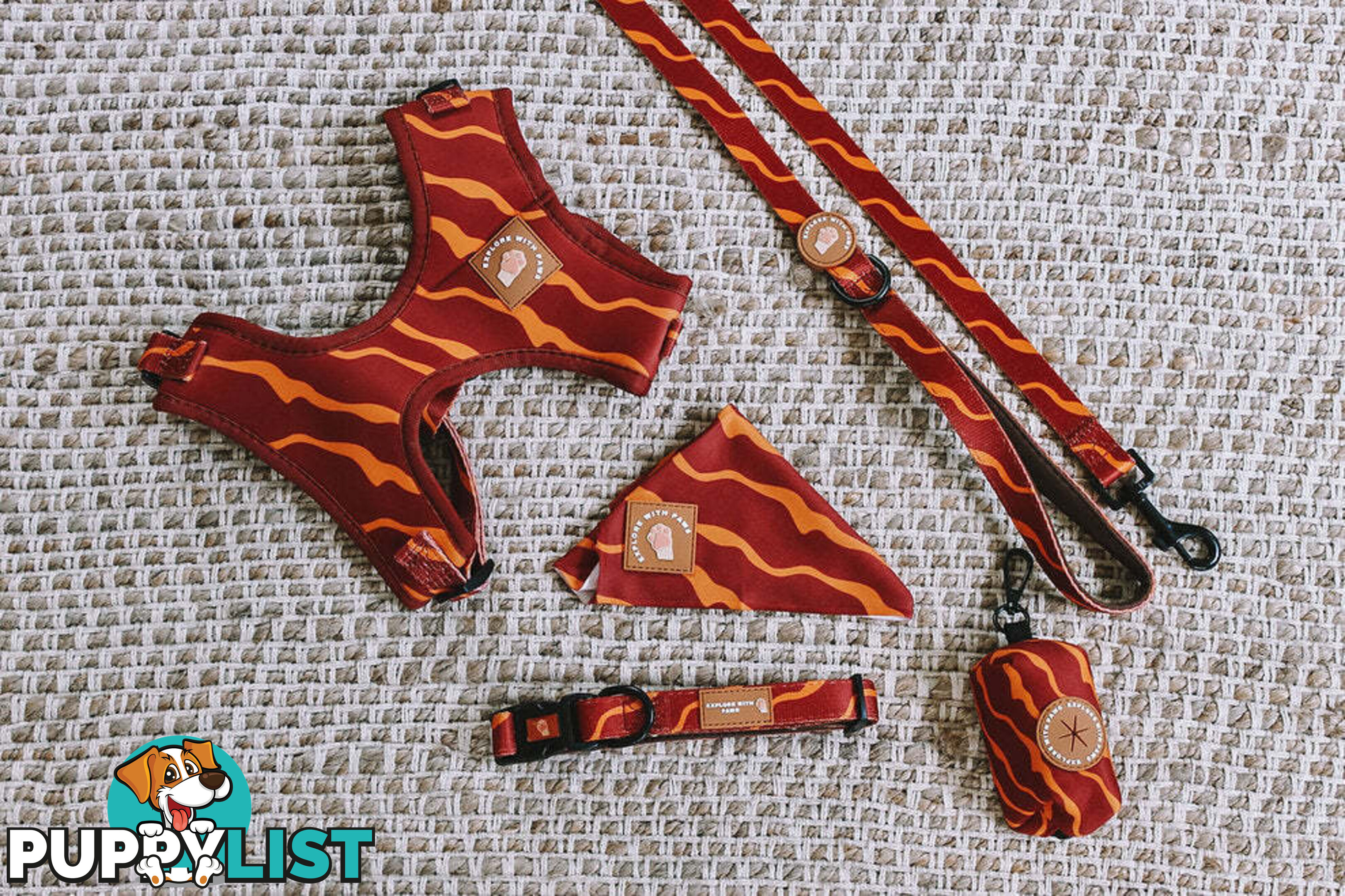 Designer Dog Harness by Explore with Paws - EWPHARPNKMN