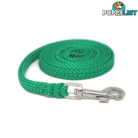 1.8m to 10m Long Dog Lead No Stitching Tough Yarnix 10mm Wide - YNXLD10-5-BK-BR