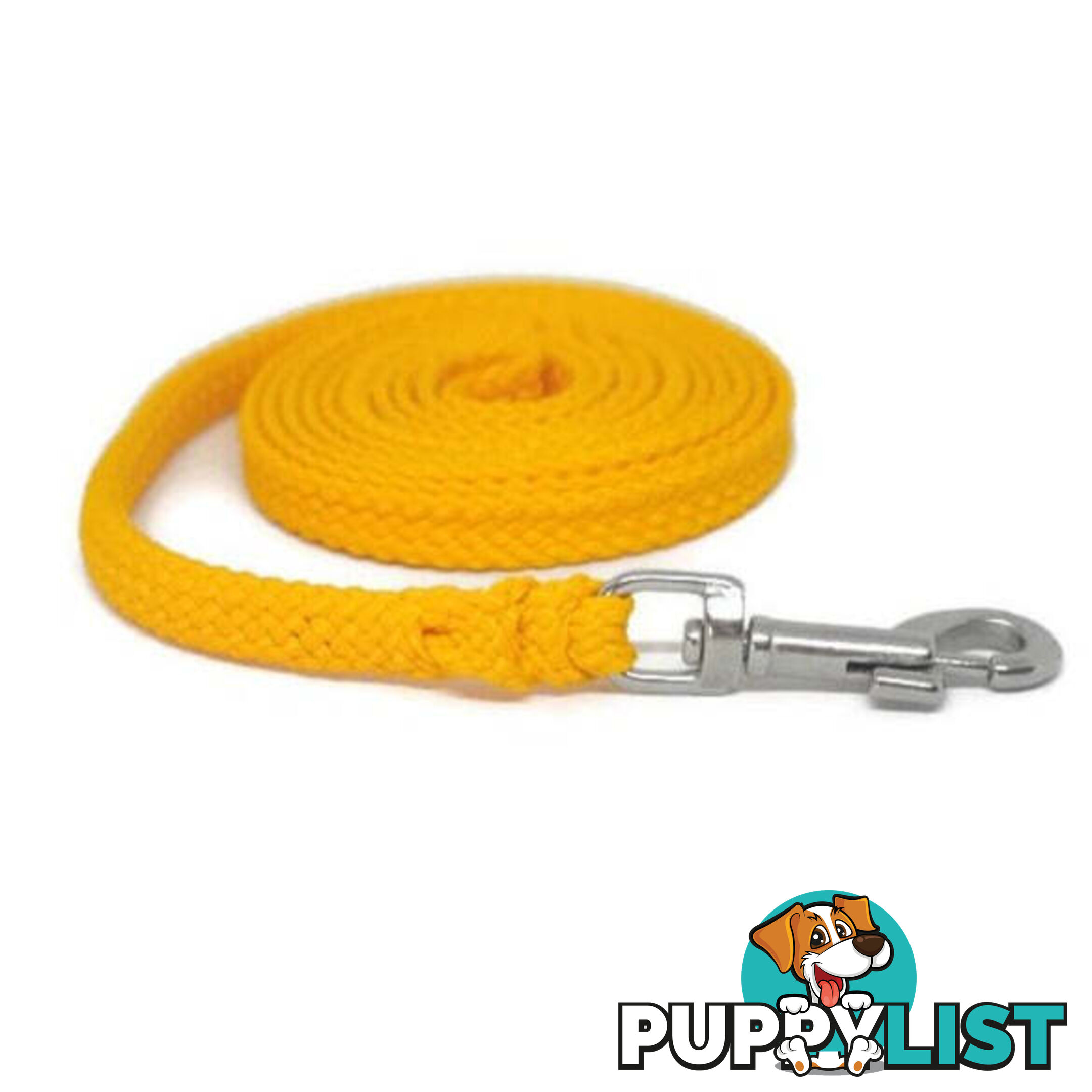 1.8m to 10m Long Dog Lead No Stitching Tough Yarnix 10mm Wide - YNXLD10-5-BK-BR