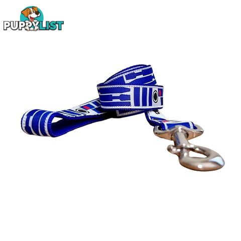 Droid Inspired Dog Lead / Dog Leash - Hand Made by The Bark Side - TBSLDDROORG201.5