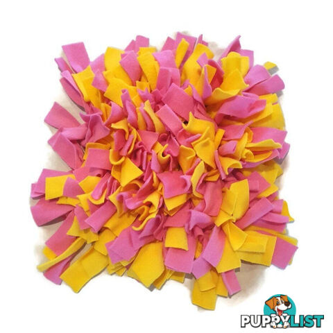 Snuffle Mats - Premium Heavy Duty Rubber Based - Pet Treat Play - Calms Anxiety - Slow Feeder - SNUFLREDGRN