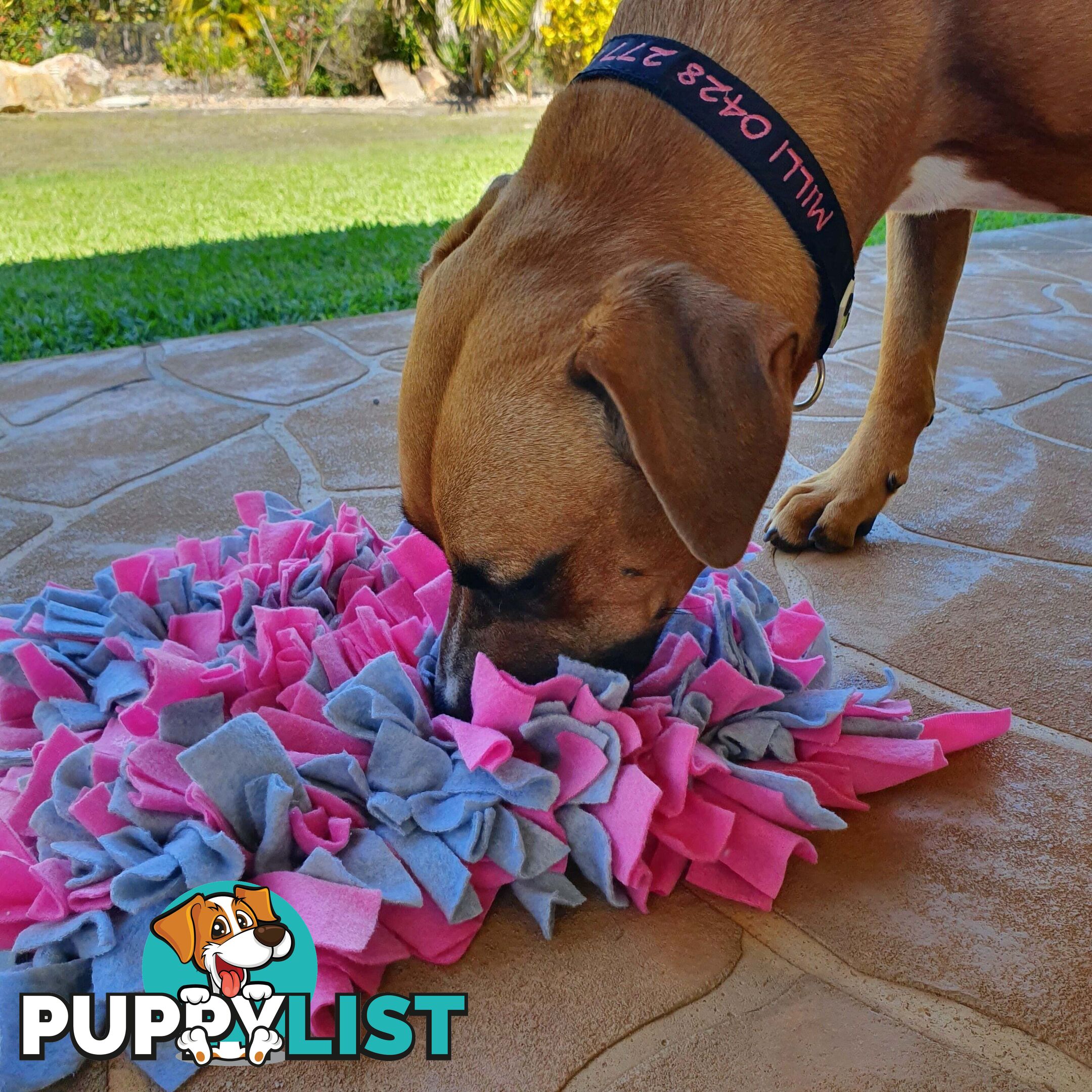 Snuffle Mats - Premium Heavy Duty Rubber Based - Pet Treat Play - Calms Anxiety - Slow Feeder - SNUFLREDGRN