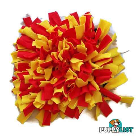 Snuffle Mats - Premium Heavy Duty Rubber Based - Pet Treat Play - Calms Anxiety - Slow Feeder - SNUFLREDGRN