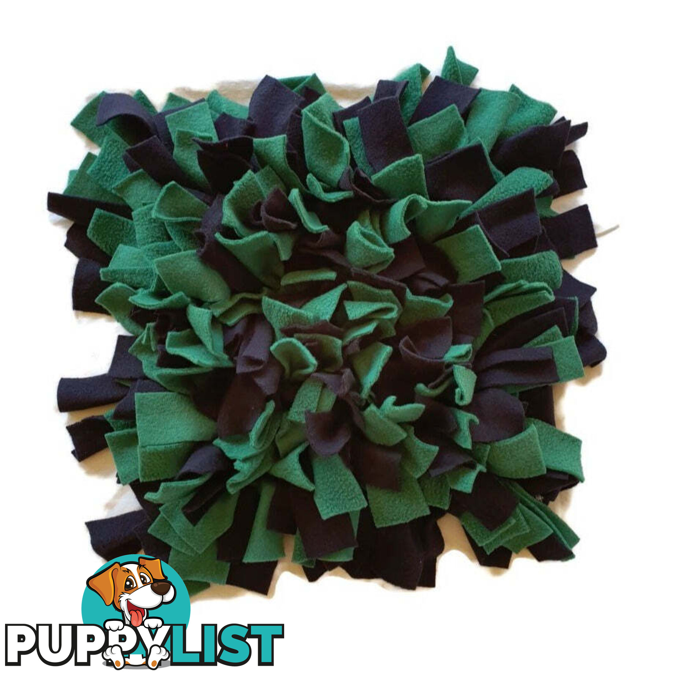 Snuffle Mats - Premium Heavy Duty Rubber Based - Pet Treat Play - Calms Anxiety - Slow Feeder - SNUFLREDGRN