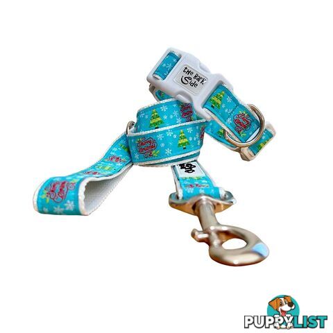 Christmas Dog Lead / Dog Leash - Hand Made by The Bark Side - TBSLDCHRSNO251.5