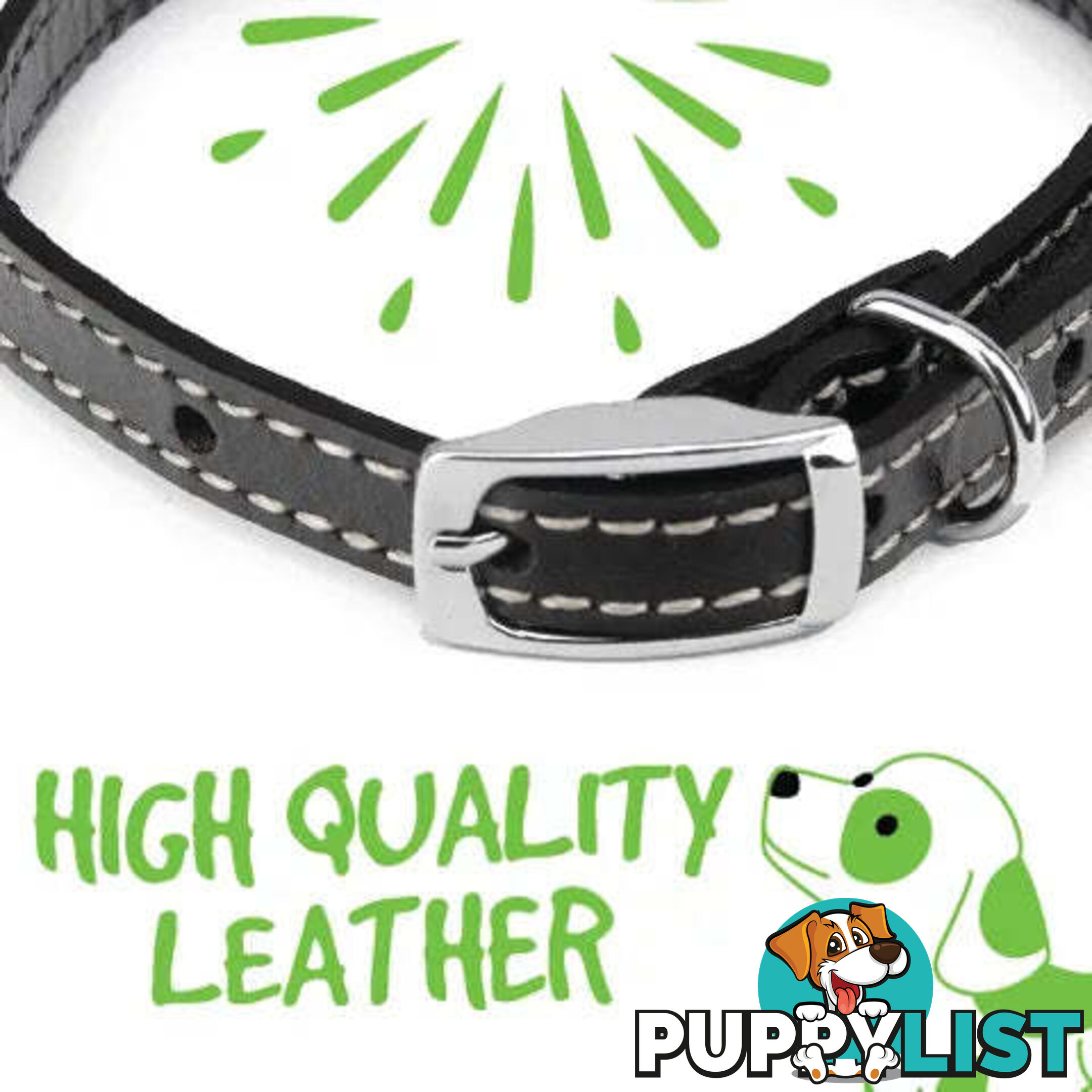 LEATHER COLLARS - BAINBRIDGE - BB-A7022-BRN