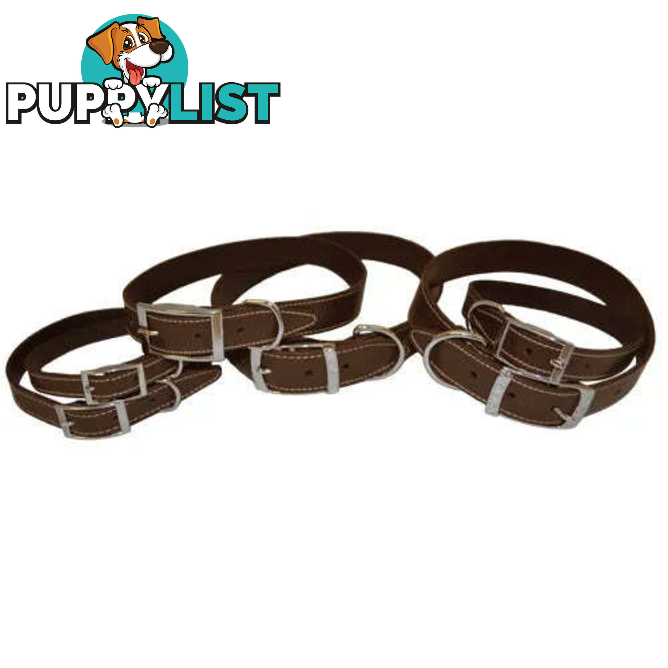 LEATHER COLLARS - BAINBRIDGE - BB-A7022-BRN