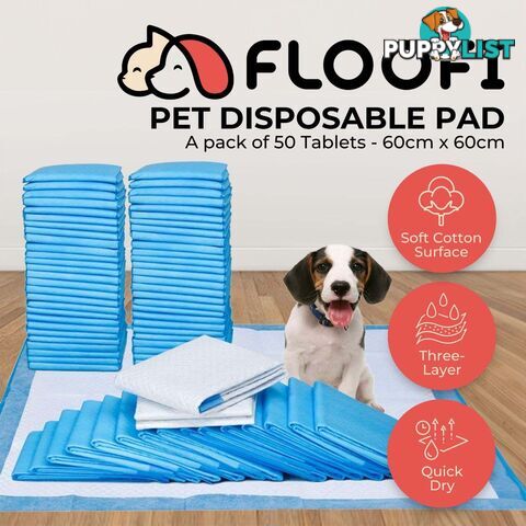 Floofi Pet Disposable Pad 50pcs pack - V227-3331641017030