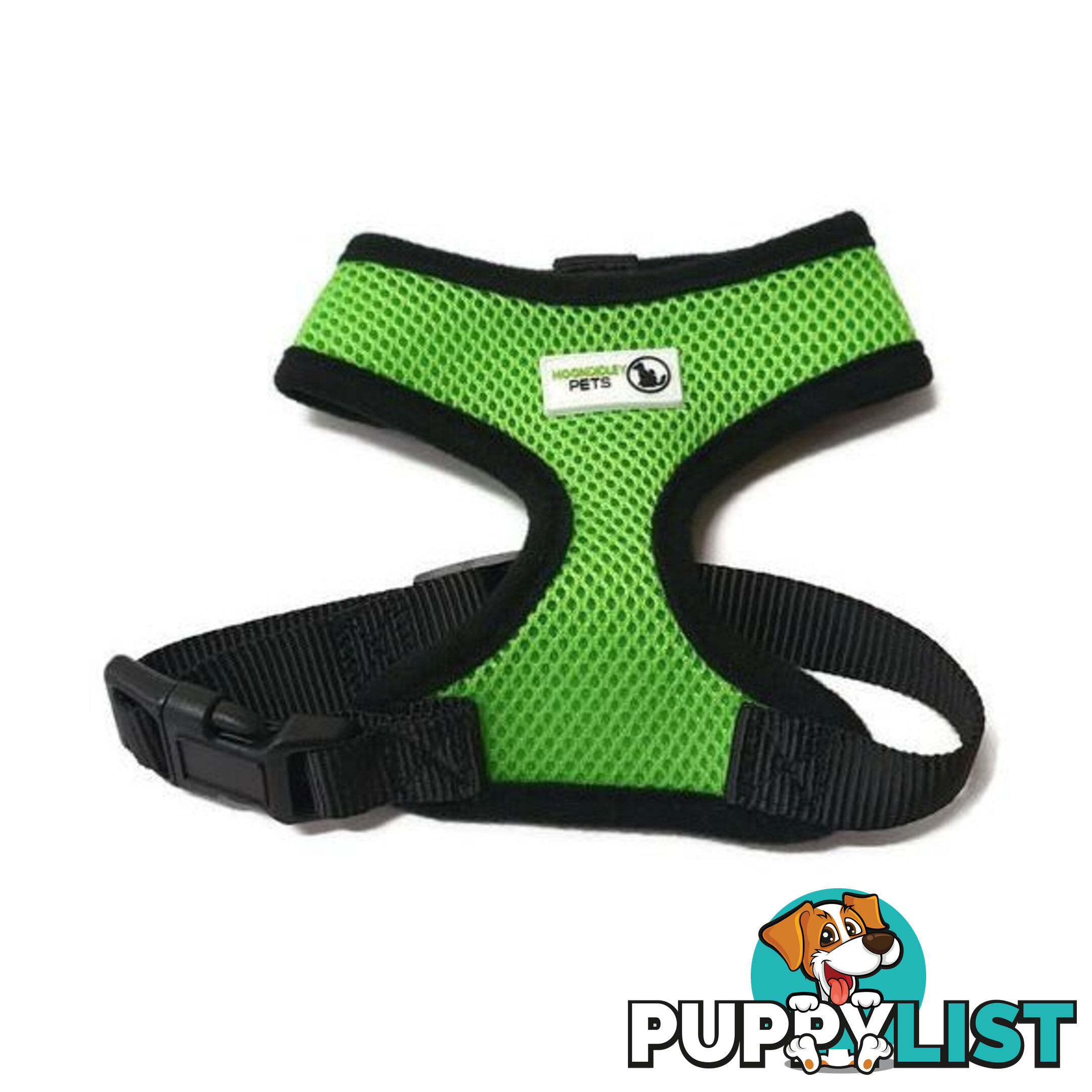 Pet Harness Soft Air Mesh Padded Adjustable  - Moondidley Pets - MDPHARMESSPNK