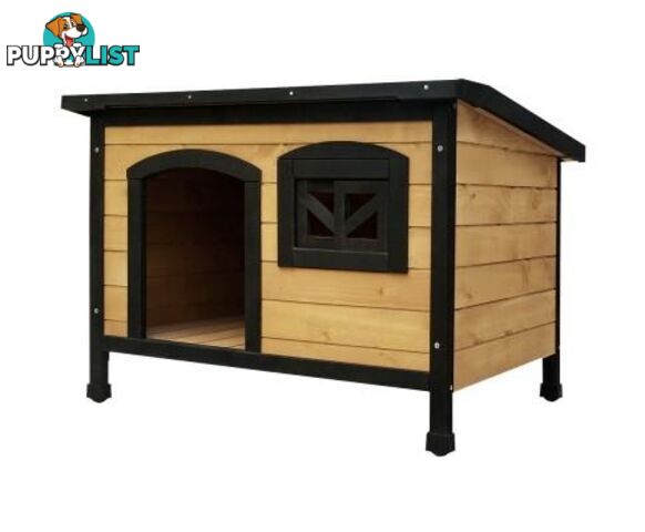 i.Pet Large Wooden Pet Kennel - PET-GT-DH5-M-BK