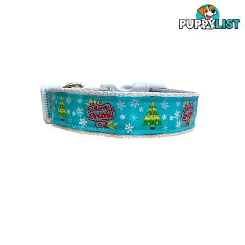Christmas Dog Collar / Reindeer / Santa / XS - L - Hand Made by The Bark Side - TBSCHRLGEMER