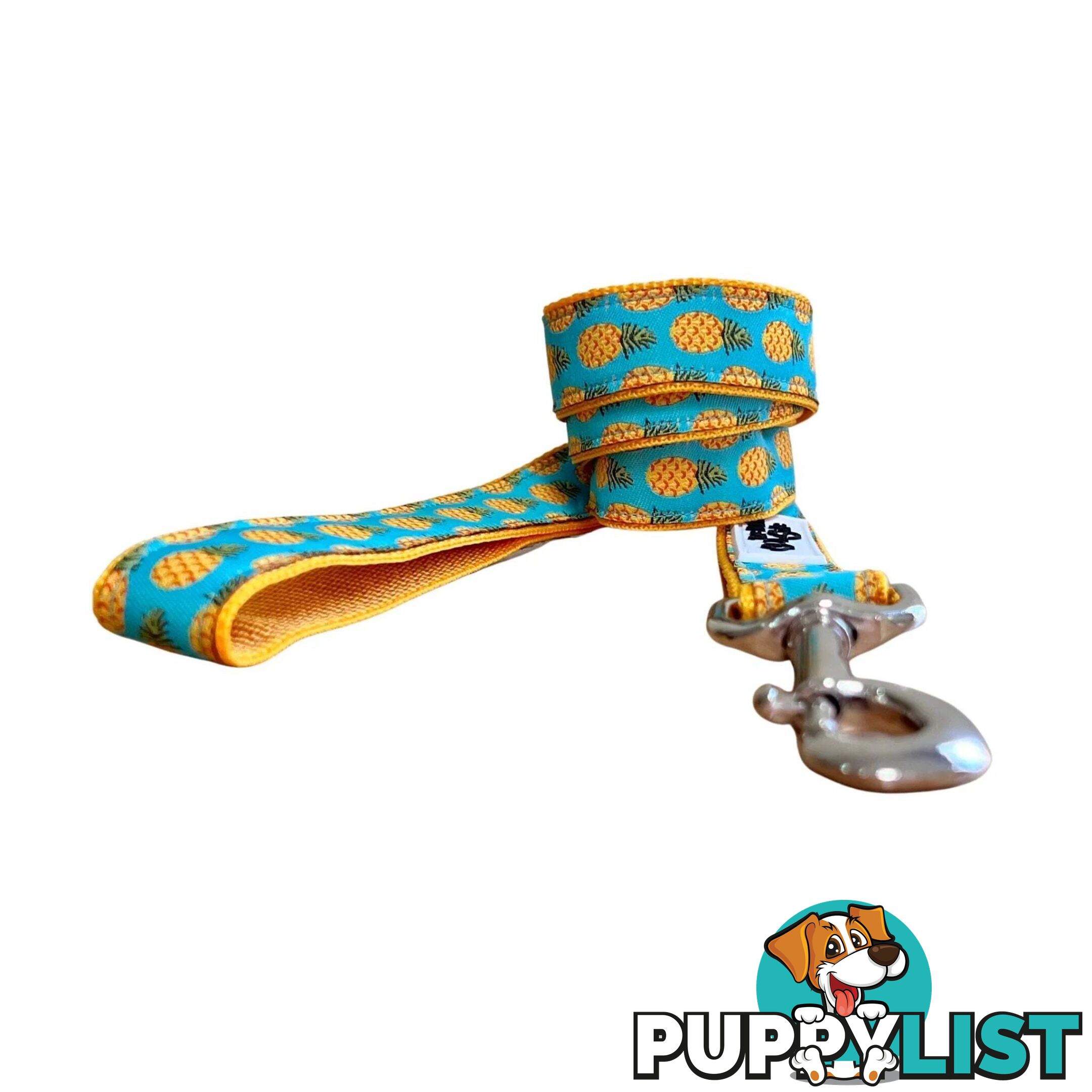 Pineapple Dog Lead - Hand Made by The Bark Side - TBSLDPINE201.2