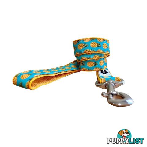 Pineapple Dog Lead - Hand Made by The Bark Side - TBSLDPINE201.2