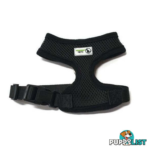 Pet Harness Soft Air Mesh Padded Adjustable  - Moondidley Pets - MDPHARMESXSPNK