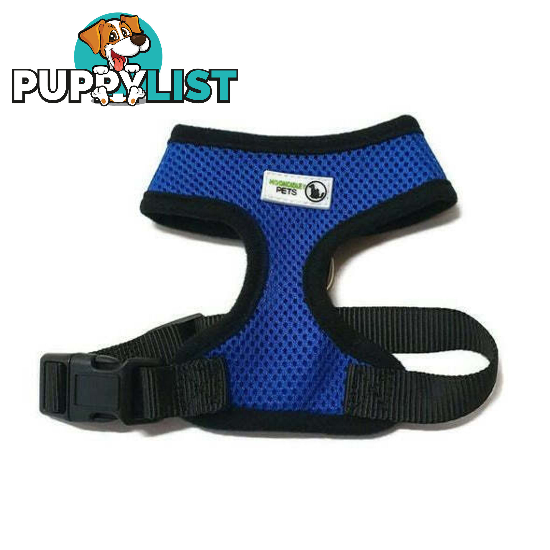 Pet Harness Soft Air Mesh Padded Adjustable  - Moondidley Pets - MDPHARMESXSPNK