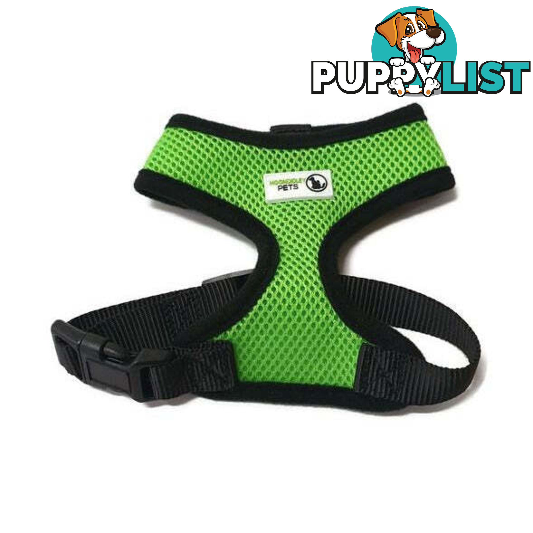 Pet Harness Soft Air Mesh Padded Adjustable  - Moondidley Pets - MDPHARMESXSPNK