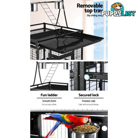 i.Pet Bird Cage 173cm Large Aviary - PET-BIRDCAGE-H173