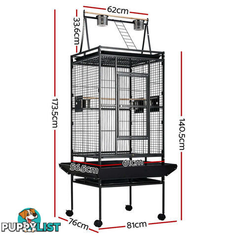 i.Pet Bird Cage 173cm Large Aviary - PET-BIRDCAGE-H173