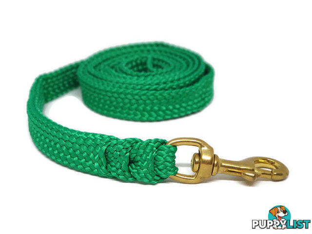 1.8m to 10m Long Dog Lead No Stitching Tough Yarnix 20mm Wide - YNXLD3BRBLU