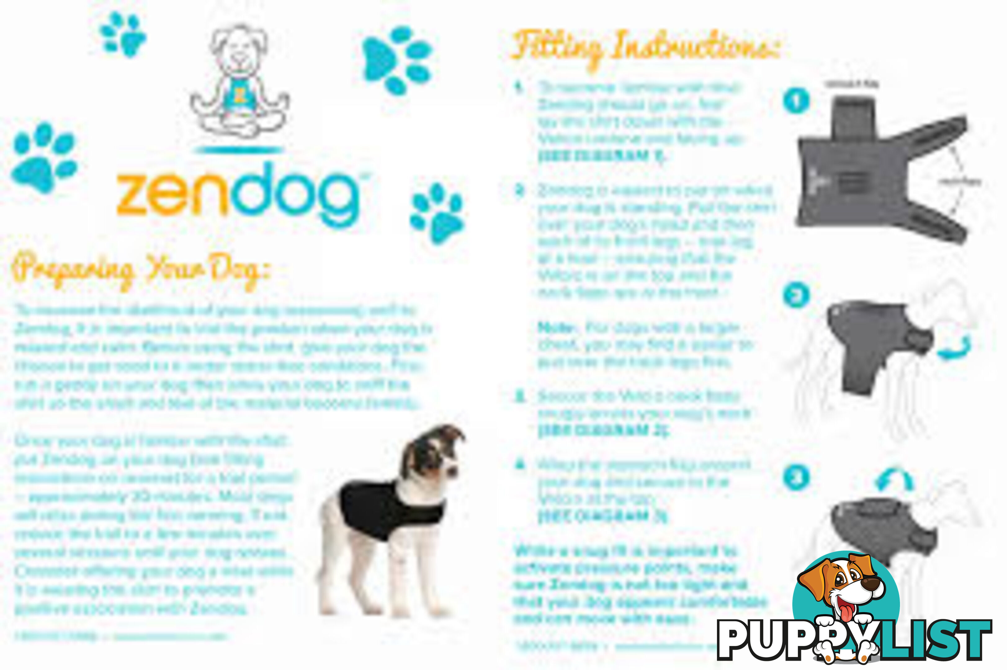 Calming Shirt - Thunder Shirt - Zendog - PPP-69-16