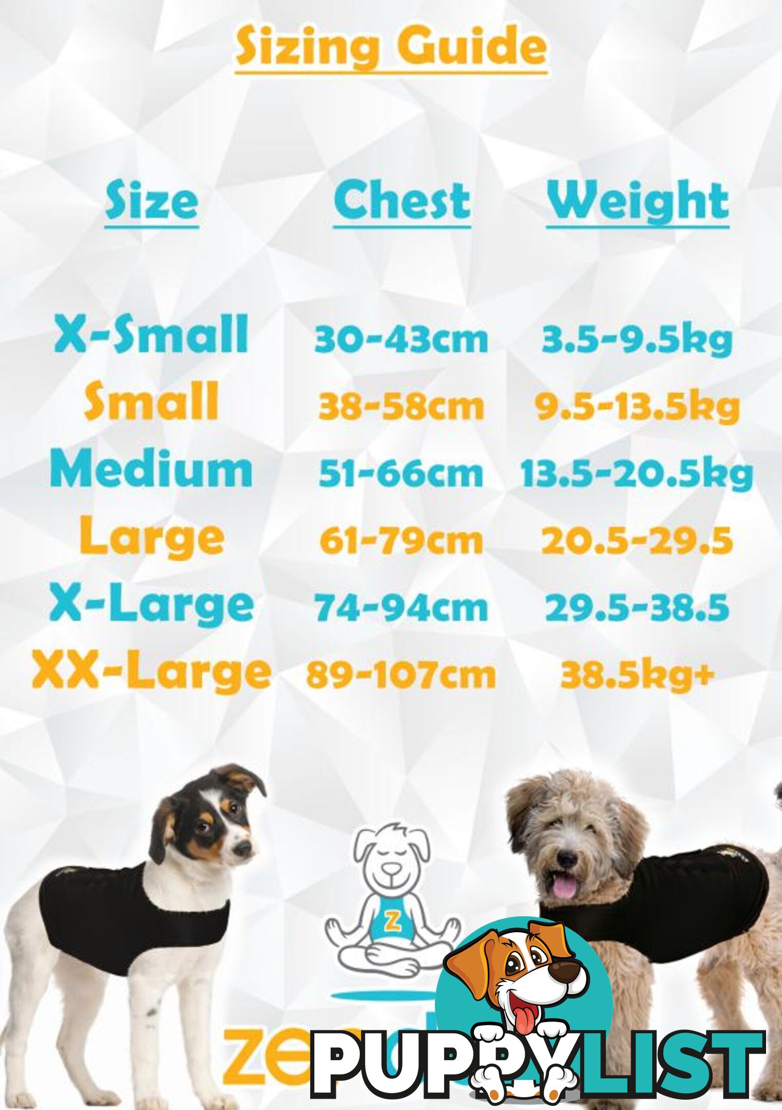 Calming Shirt - Thunder Shirt - Zendog - PPP-69-16