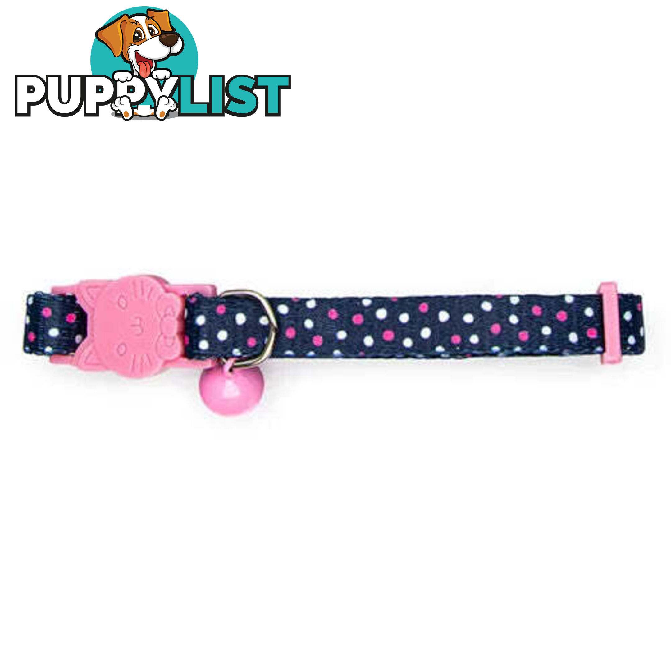 DOTTED CAT COLLAR - BAINBRIDGE - BB-A7268-GRN