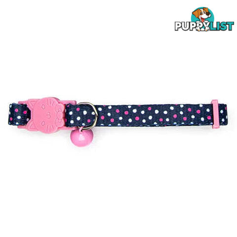 DOTTED CAT COLLAR - BAINBRIDGE - BB-A7268-GRN