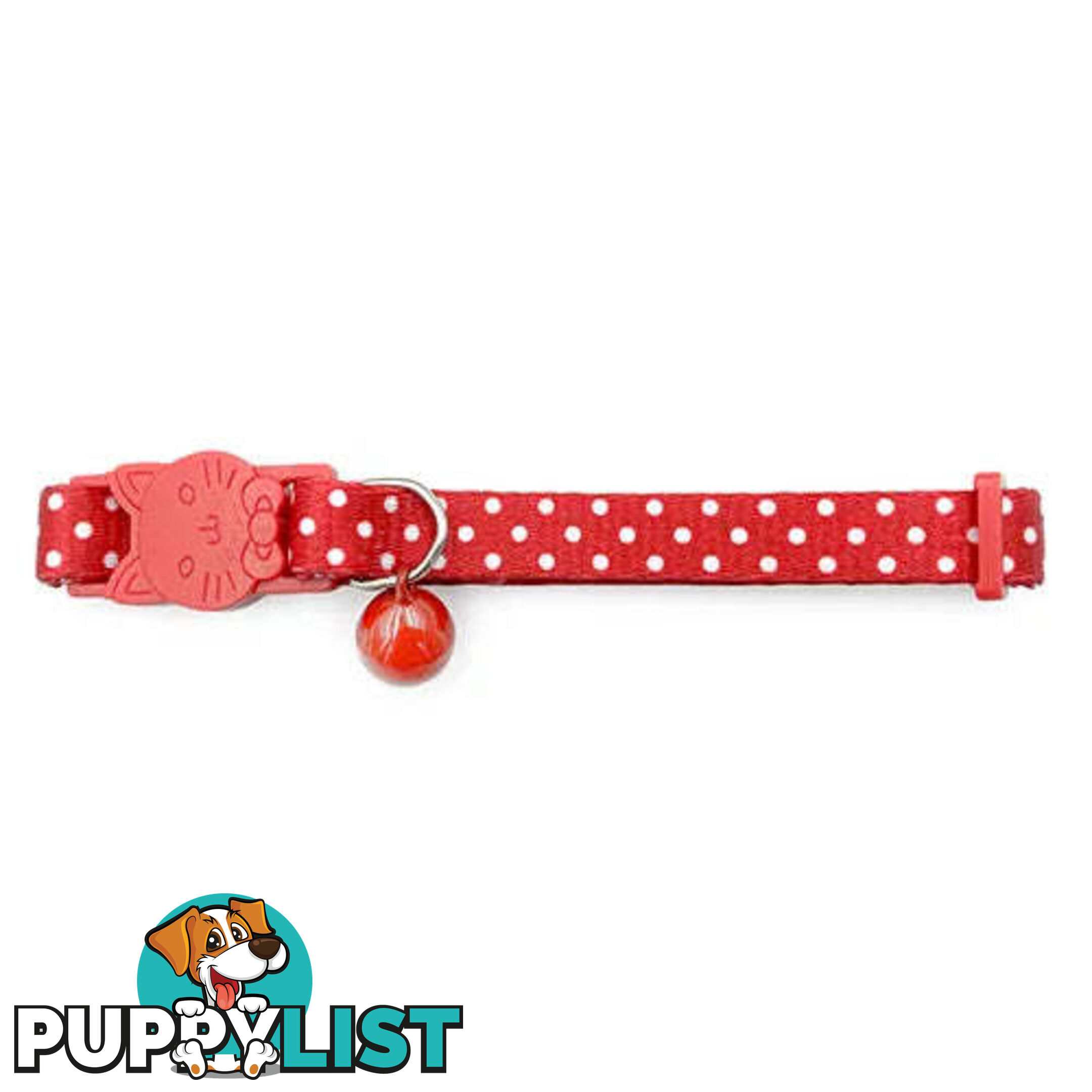 DOTTED CAT COLLAR - BAINBRIDGE - BB-A7268-GRN