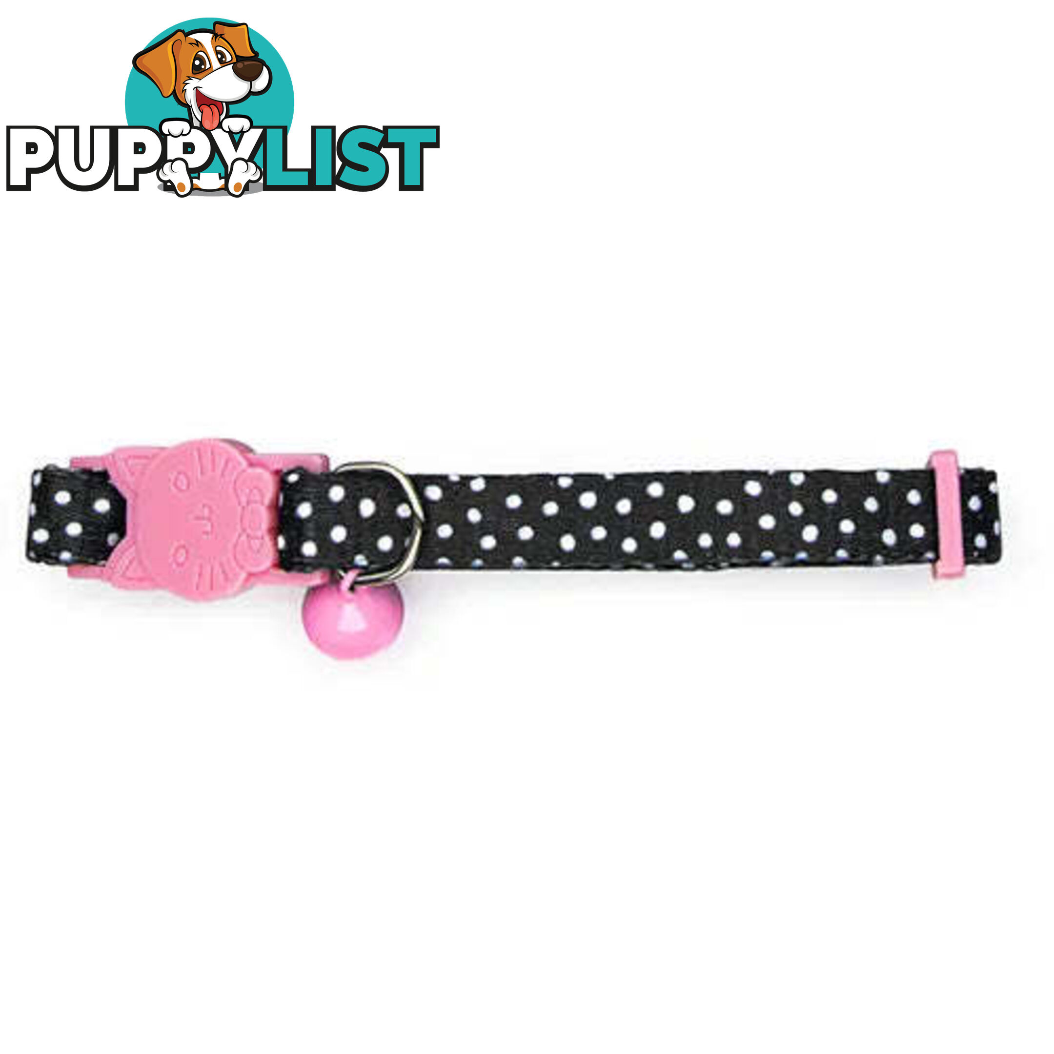 DOTTED CAT COLLAR - BAINBRIDGE - BB-A7268-GRN