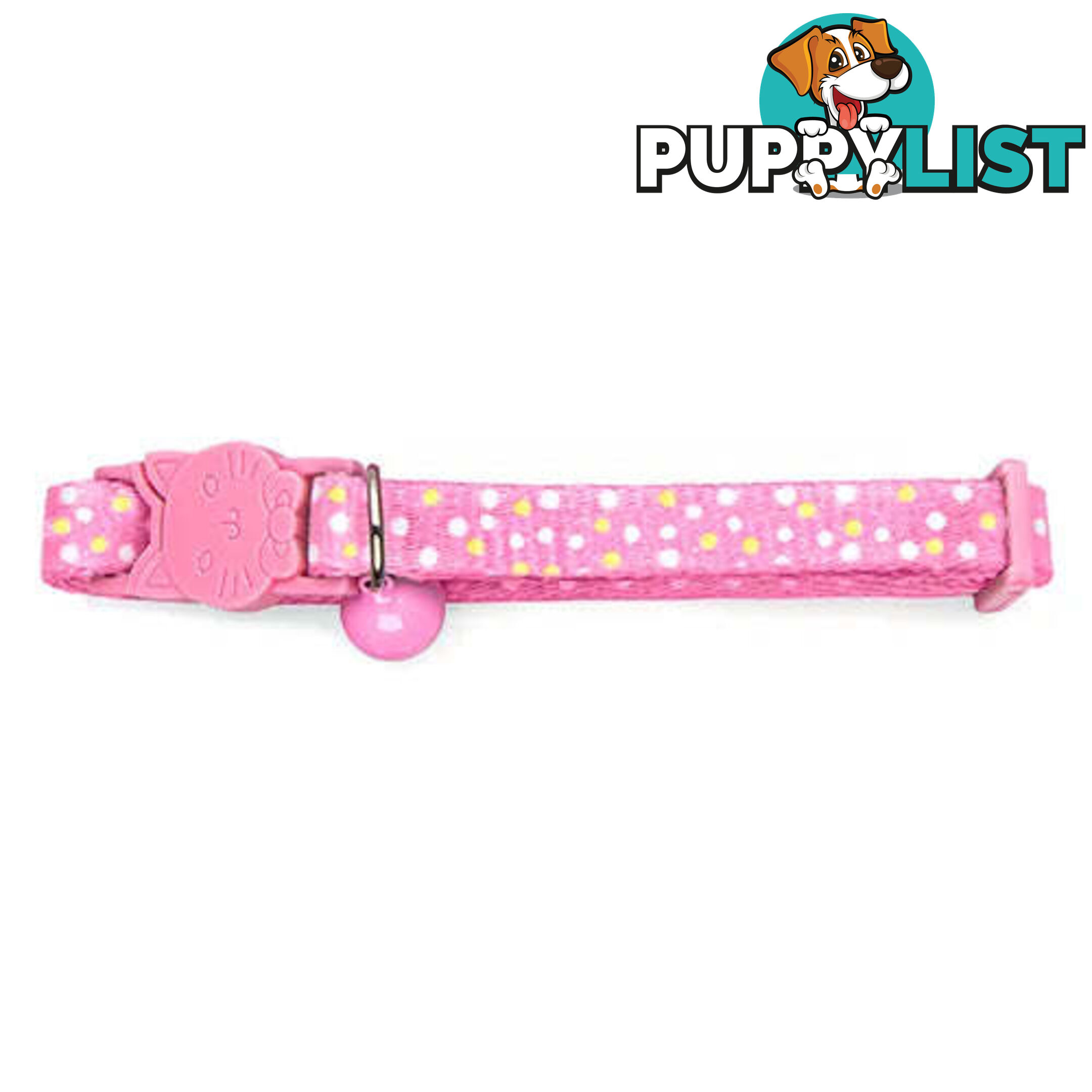 DOTTED CAT COLLAR - BAINBRIDGE - BB-A7268-GRN