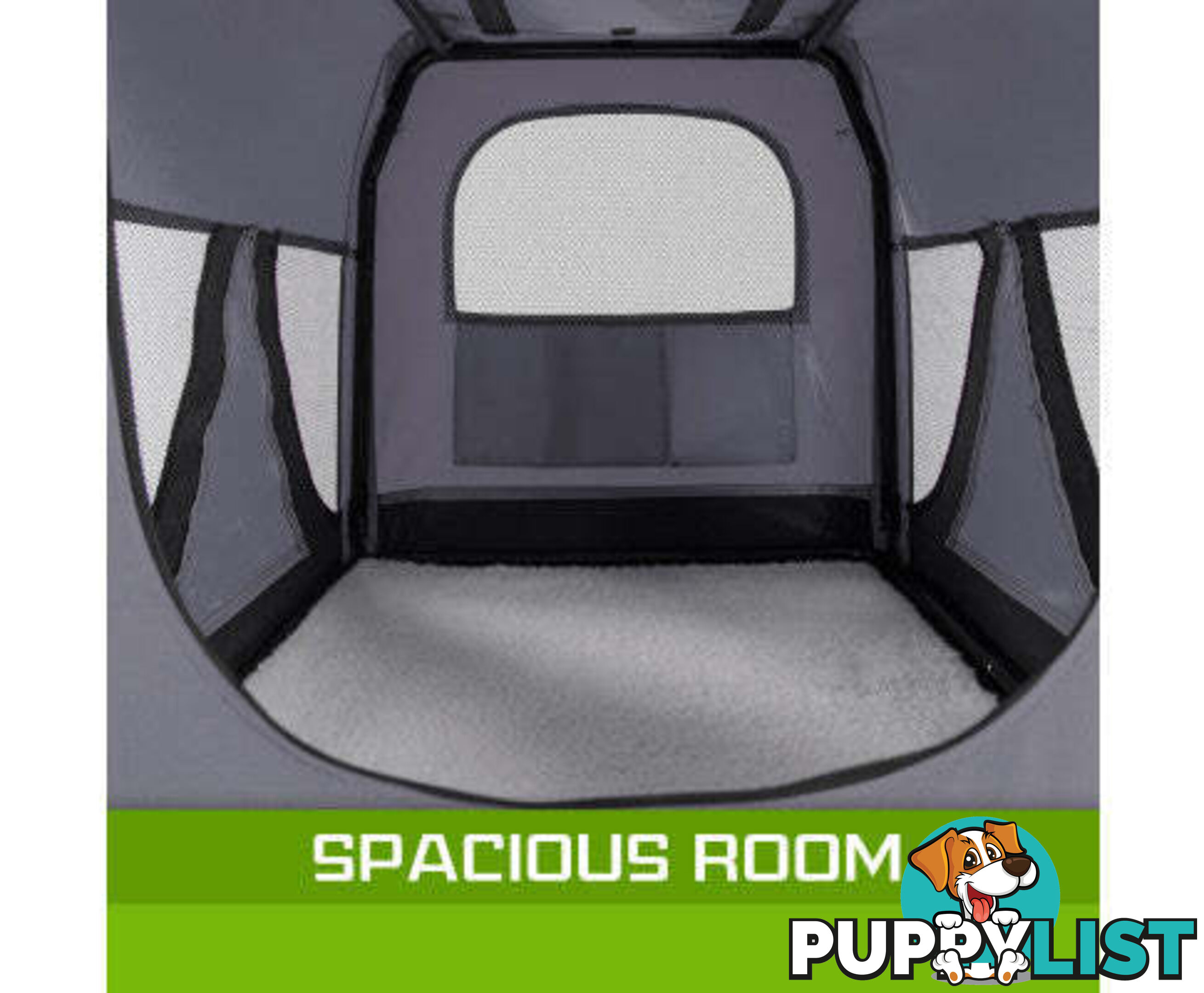 Paw Mate Portable Soft Dog Cage Crate Carrier - V274-PET-3002XL-GY
